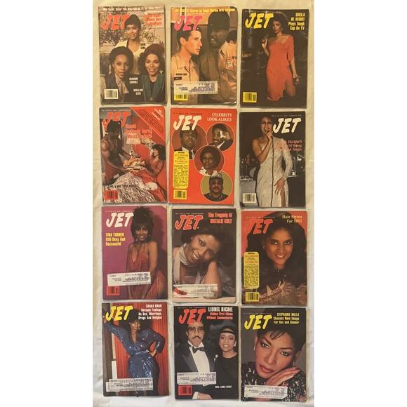 Vintage Jet Magazines Lot (12) 1982 Chaka Khan, Tina Turner, Lionel Richie - Picture 2 of 9